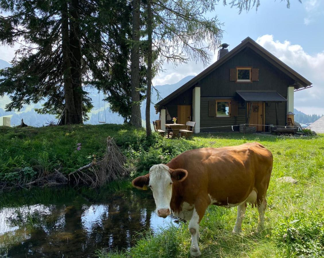 Вилла Gemuetliche Huette In Den Bergen Зонненальпе-Насфельд Экстерьер фото