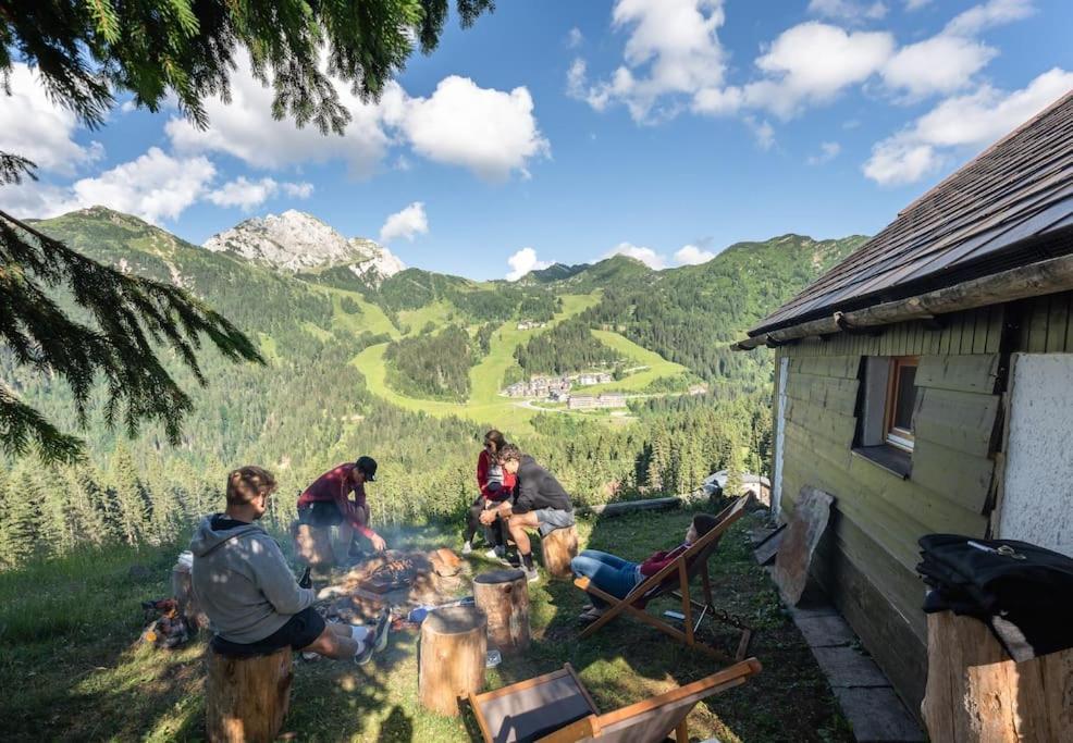 Вилла Gemuetliche Huette In Den Bergen Зонненальпе-Насфельд Экстерьер фото