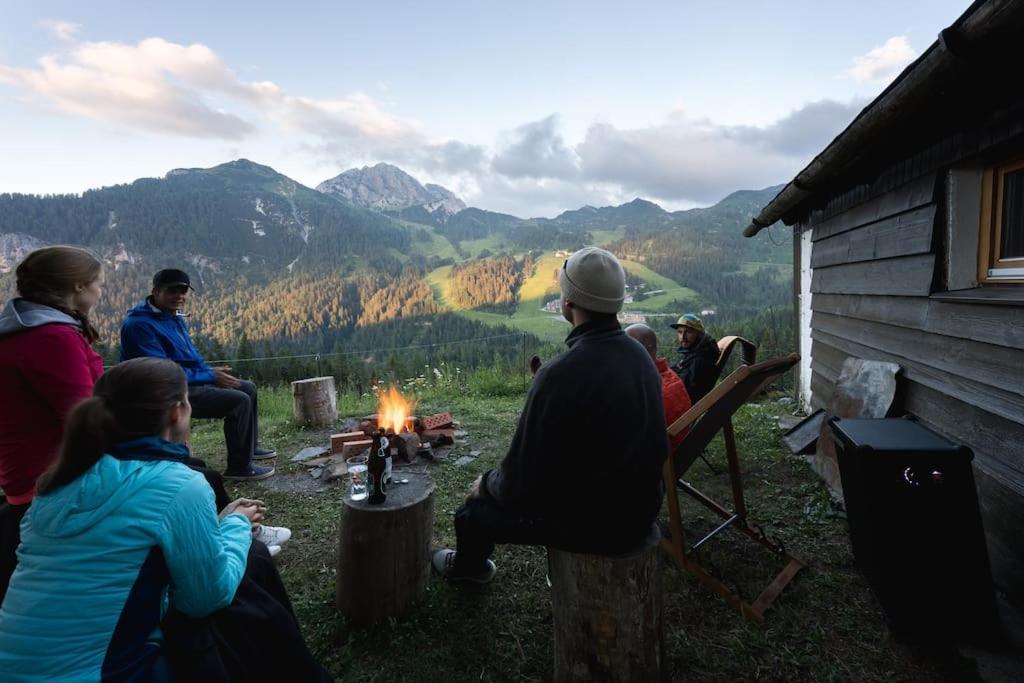 Вилла Gemuetliche Huette In Den Bergen Зонненальпе-Насфельд Экстерьер фото